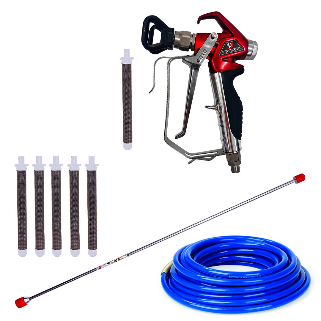 Kit pistol ,airless, RX-PRO , furtun,extensie 50 cm si 5 filtre Kit pistol ,airless, RX-PRO , furtun,extensie 50 cm si 5 filtre